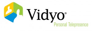 Vidyo Videokonferens logotyp liggande